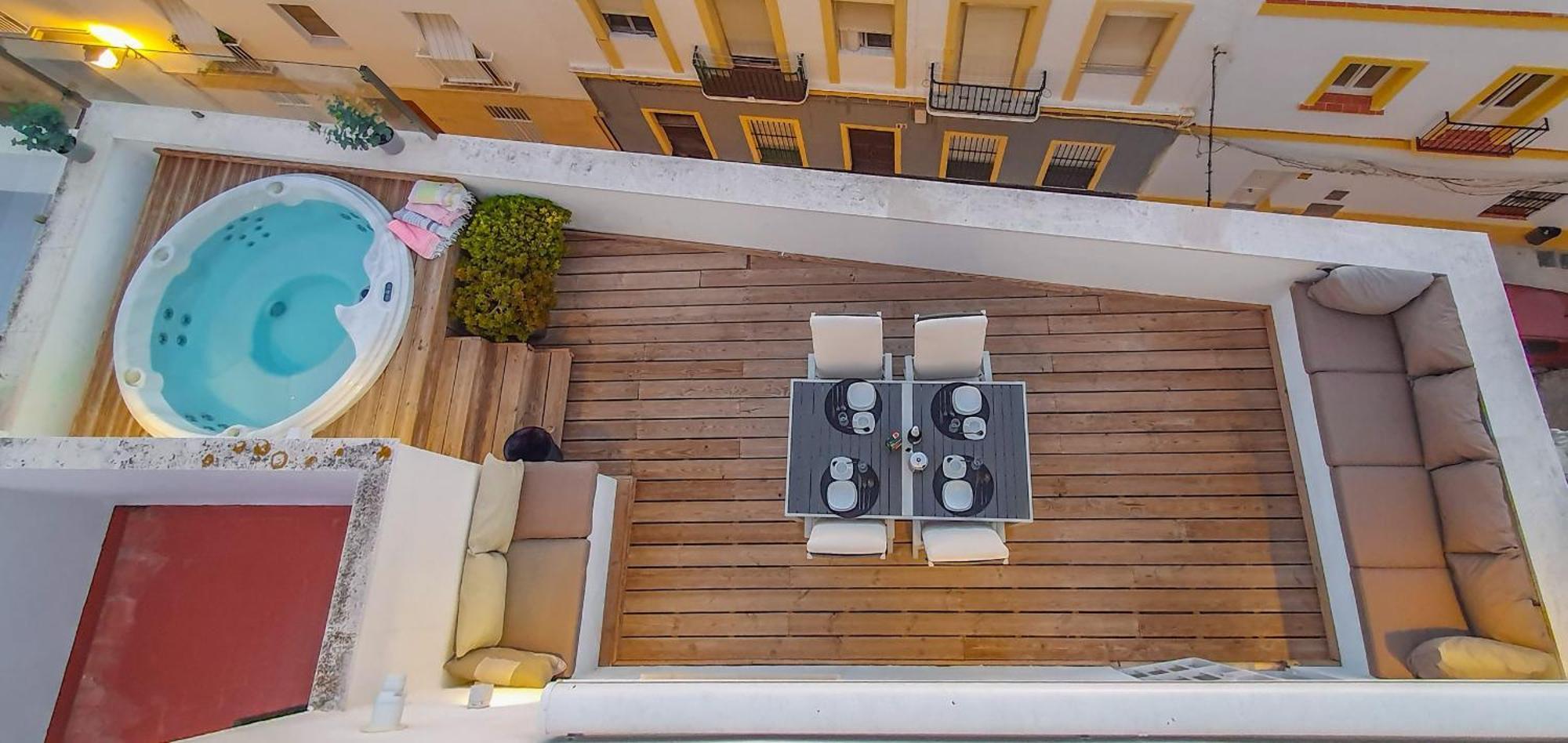 Penthouse With Jacuzzi, And Garaje Grupo Ac Gestion Apartment Cadiz Luaran gambar
