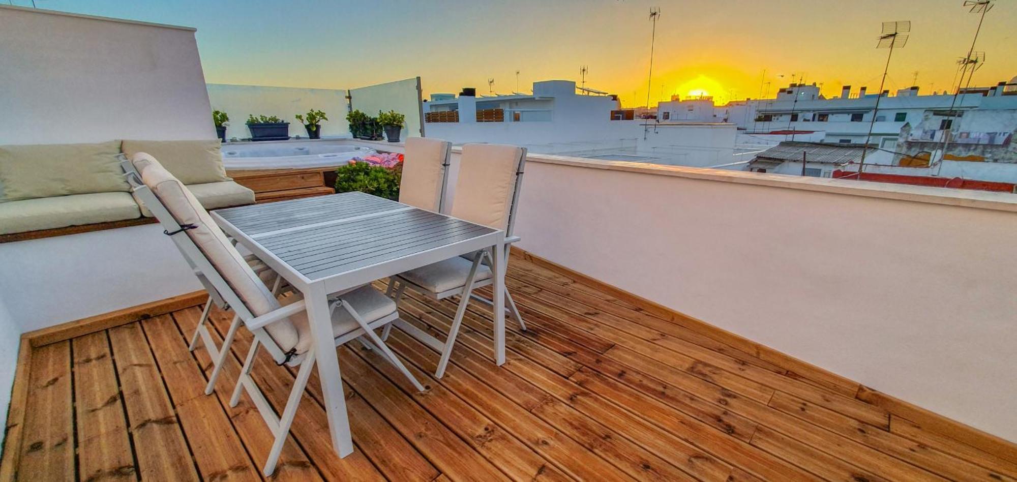 Penthouse With Jacuzzi, And Garaje Grupo Ac Gestion Apartment Cadiz Luaran gambar